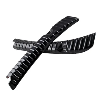 

Trim Black Exterior Decorative Bumper Protector Guard Edge Rear Trunk Stainless Steel Cover Car Accessories For Tesla Model 3