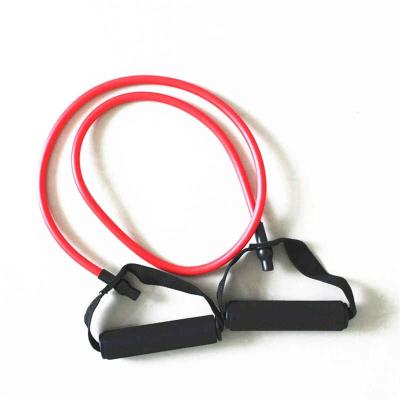 Веревка для йоги Эспандеры для фитнеса Эспандеры практичная тренировочная эластичная резинка для волос Йога тренировки кордажи 1 шт - Цвет: RD