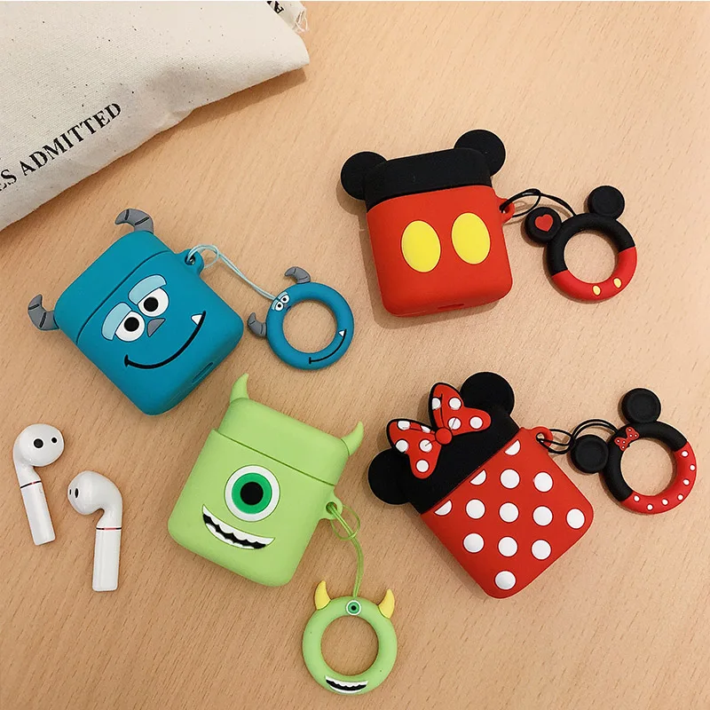 

Funny Cartoon Monster University Mickey Mouse Line Friends Earphone Case For Huawei Freebuds 2 Flypods2 Wireless Blutooth Cover
