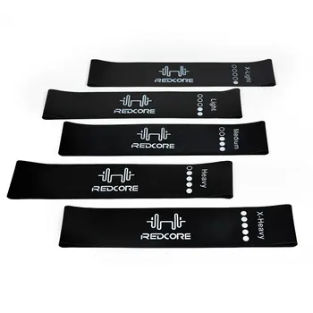 

5 Level Yoga Resistance Bands 0.5mm-1.3mm Workout Training Pilates Rubber Loops Sport Elastic Bands for Fitness Body Building