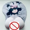 Non-slip 3D Cute Mouse Pad Anime Sexy Girl Nier 2B 3D Hip Soft Mouse Pads with Wrist Rest Gaming Mousepad Mat for LOLCSGO 26*22 ► Photo 2/6