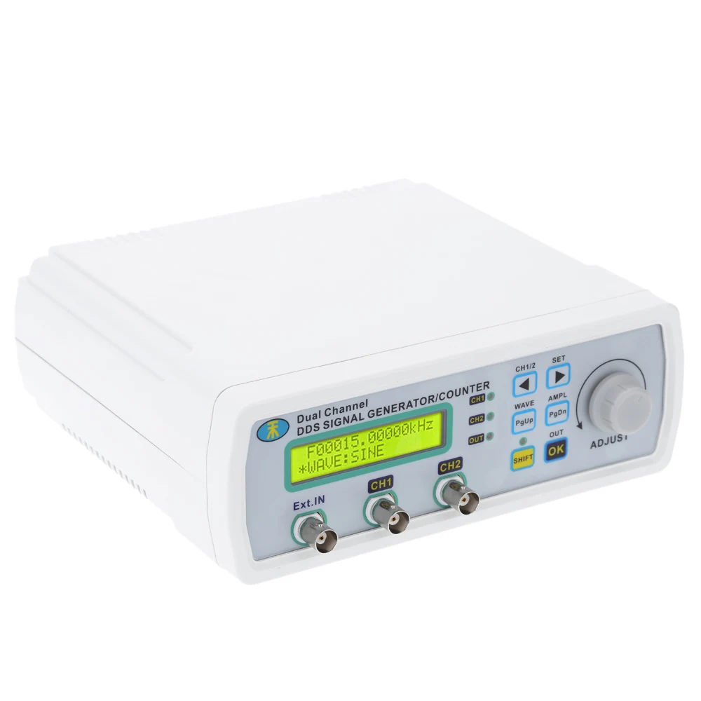 Цифровой DDS двухканальный источник сигнала Генератор произвольной формы частотомер счетчик 200MSa/s 25 МГц