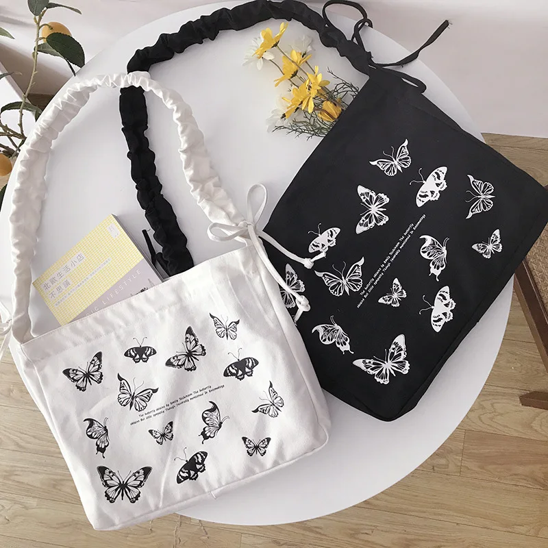 

Canvas Purses and Handbag Girls Crossbody Shoulder Bags for Women's 2020 Fashion Shopper Shopping Travel Female Totes Schoolbags