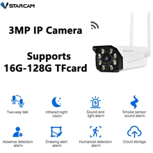 

Vstarcan CS550 Security Bullet Camera 3MP Outdoor Waterproof Vandal-proof AI Humanoid Absent Detection Wifi Smart Home