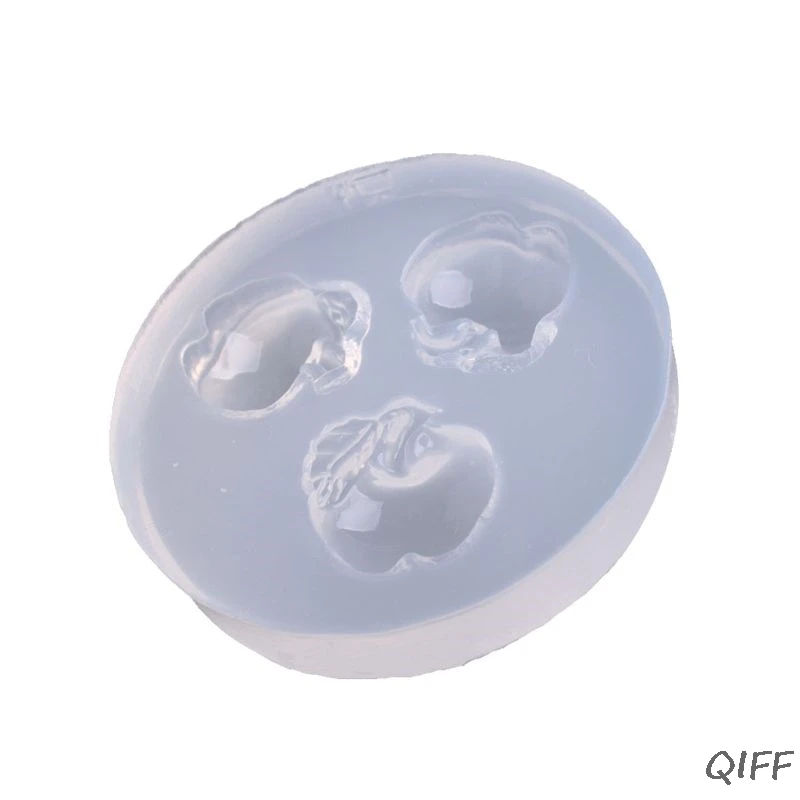 

Apples Epoxy Resin Mold Apple Resin Pendant Slilcone Mold Jewelry Making Tools