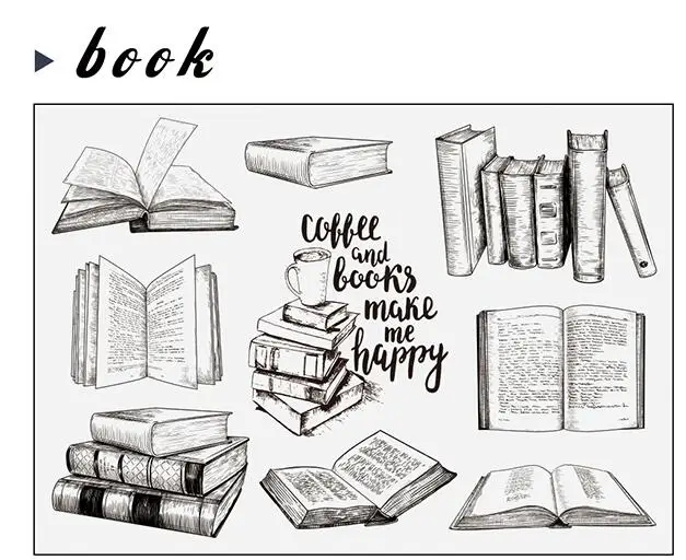 Книга/прозрачный силиконовый штамп/печать для DIY скрапбукинга/фотоальбом