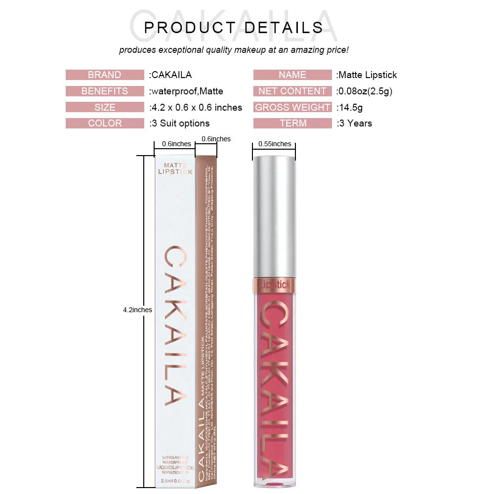Lip Gloss Lip Makeup Lip Glaze 18 Color Moisturizing Lip Gloss Matte Velvet Liquid Lipstick for Cosmetic