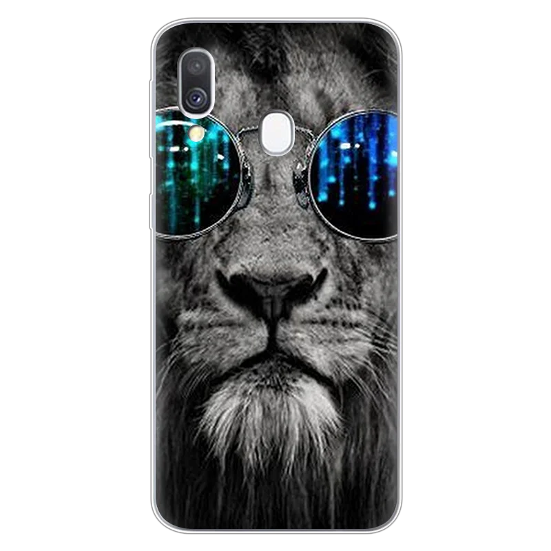 Роскошный чехол для телефона с рисунком в виде животного для samsung Galaxy A40 A30 A50 A70 A60 A10 модный силиконовый мягкий ТПУ покрытие для чехла