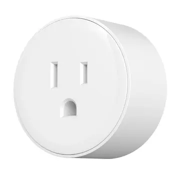 

US Plug Smart Wi-Fi Plug Socketi Smart WiFi Outlet Compatible with Alexa Google Home and IFTTT Support 2.4 GHz WiFi Networks Rem