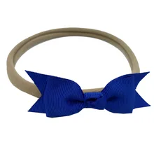 Стиль Европы и Америки, детская лента для волос с бантом, нейлоновое кольцо для волос, эластичная повязка на голову, двухслойная лента для волос с бантом в виде хвоста Ласточки