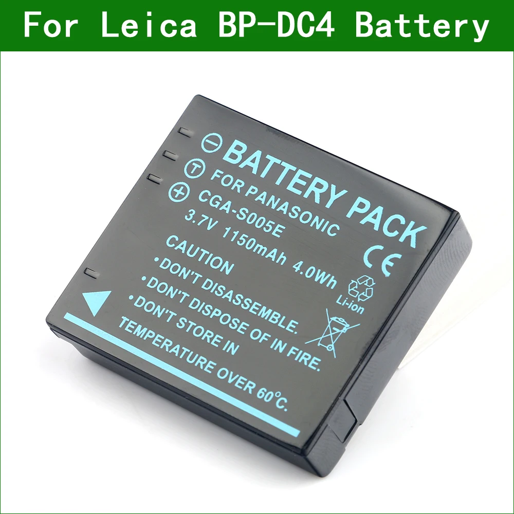 Lanfulang Bp-Dc4 Bc-Dc4 Bc-Dc4-E Fotocamera Digitale Batteria Per Leica C-Lux1 D-Lux2 D-Lux3