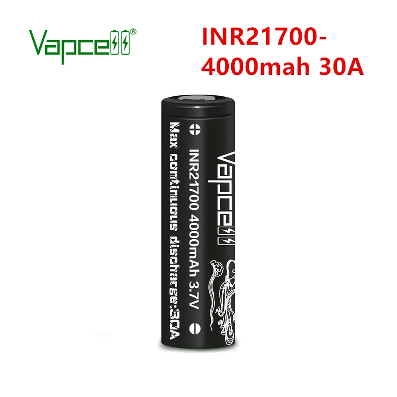 Vapcell подлинный 21700 4000mah 30A 3 7 v литий ионный аккумулятор vtc6A rewrap выполняет 40T 20A 25A