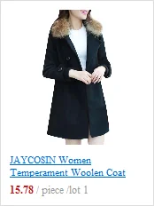 JAYCOSIN ladies casual jacket long section cotton women