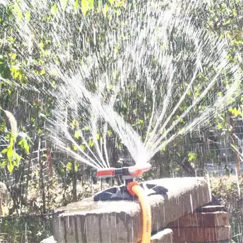 

360 Garden Sprinklers Automatic Watering Grass Lawn Fully 3 Nozzle Circle Rotating Garden Water Sprinkler Lawn Irrigation Tools