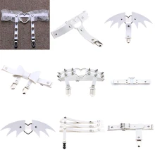 Женский сексуальный бондаж белье Харадзюку Готический PU кожаные ремни для ног эластичная подвеска панк ремень ноги кольцо подвязка на Бедро ремни