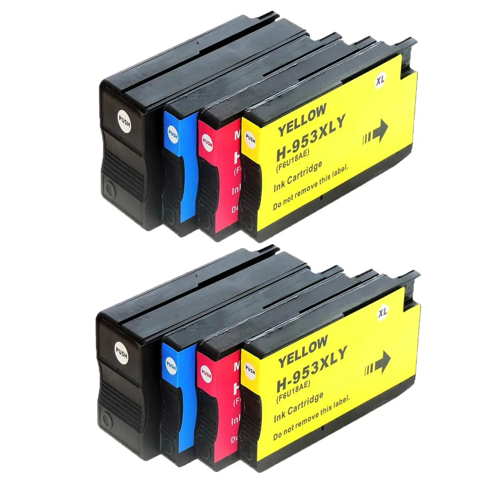 8pk совместимый для hp 953XL чернильные картриджи hp OfficeJet Pro 7740 8210 8710 8720 8725 8728 8730 8740 принтер