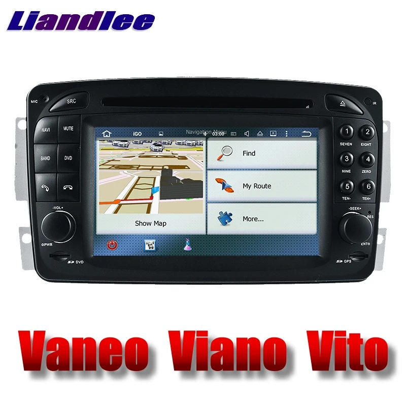 Liandlee автомобильный мультимедийный плеер NAVI для Mercedes Benz Vaneo Viano Vito 2002 ~ 2011 сенсорный