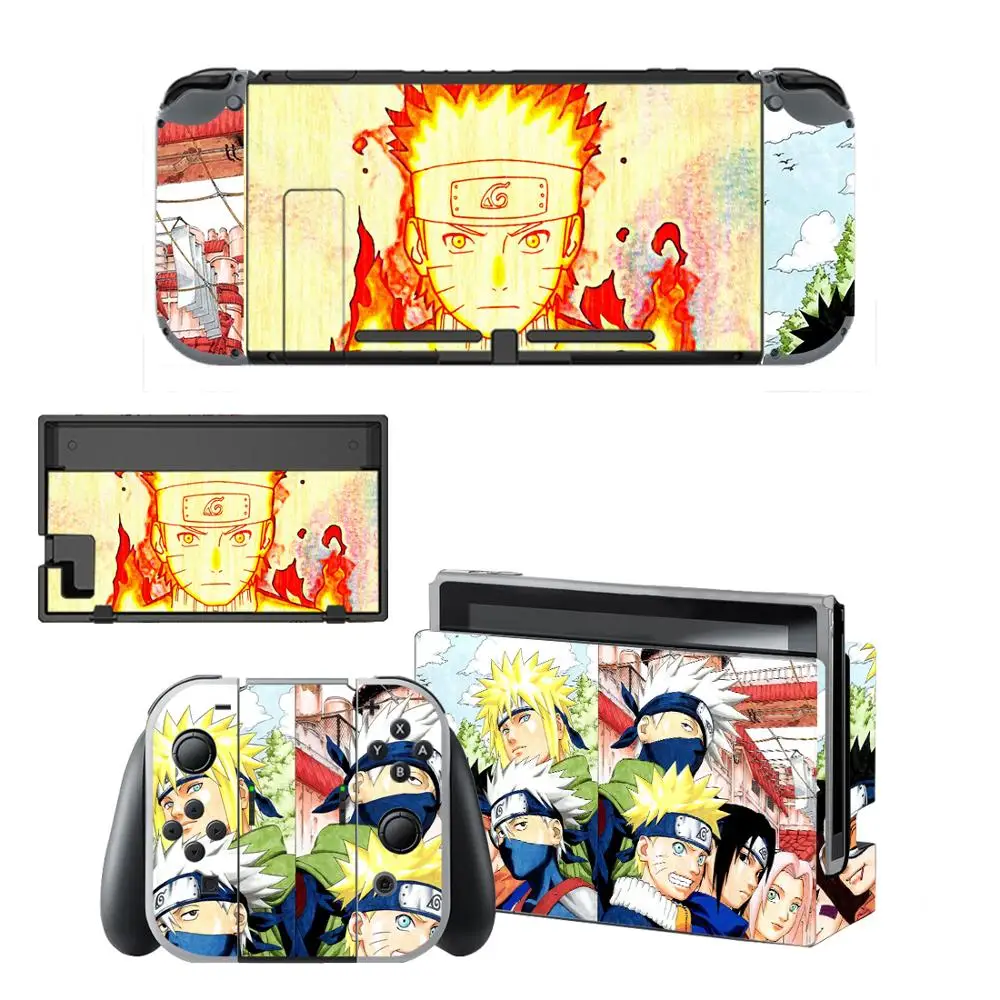 Anime Naruto Skin Vinyl Sticker For Nintendo Switch Console And JoyCon