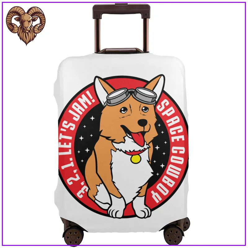 Space Corgi It Is Jam Cowboy аксессуары для путешествий защита багажа чехол мотоцикла милый