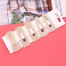 5 шт./компл. корейская мода серебряная жемчужная заколка заколки для женщин девочек элегантные красивые заколки аксессуары для укладки волос