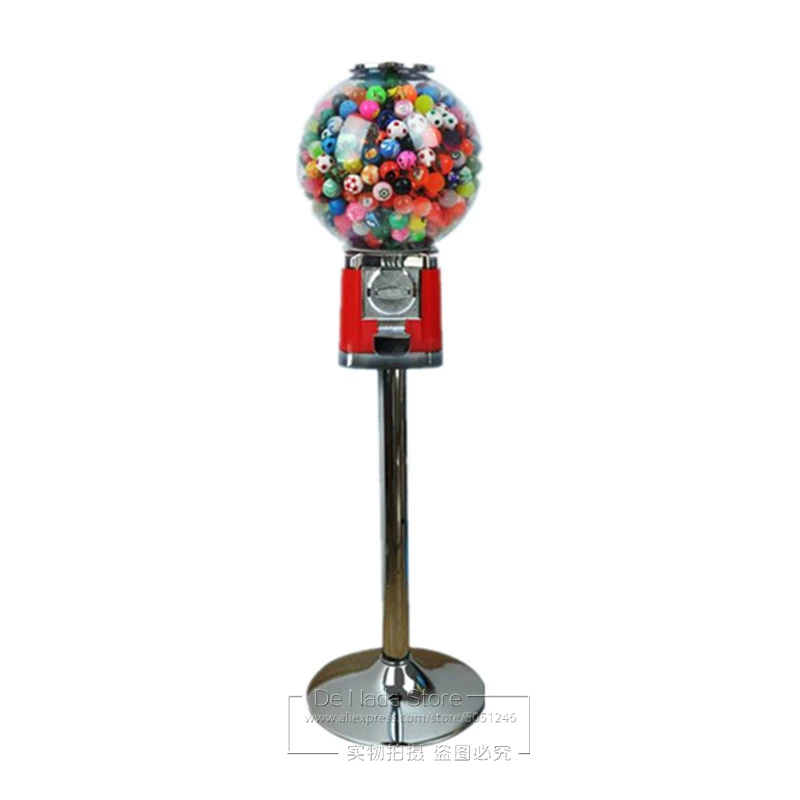 Amusement Park Token Coin Operated Mini Arcade Game Machine Bouncy Ball Candy Gashapon Capsules Toy Prize Gift Vending Machine