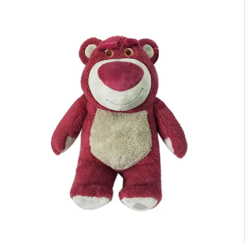 

Movie&TV 30cm 11.8inch Original Toy Story 4 Lotso Strawberry Bear Stuffed Bear Super Soft Toys for Kids with Strawberry smell