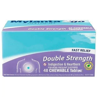 

Double efficacy 48 indigestion, relief of heartburn