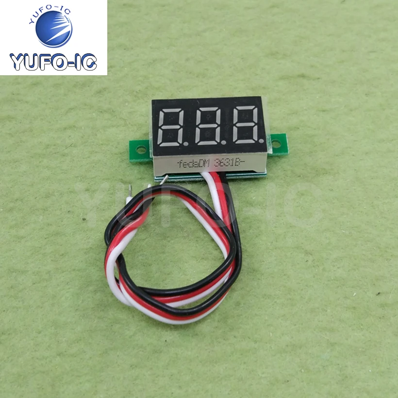 Бесплатная доставка 1 шт. 0 36 V20 три линии 99 в цифровой дисплей dian ya biao tou для