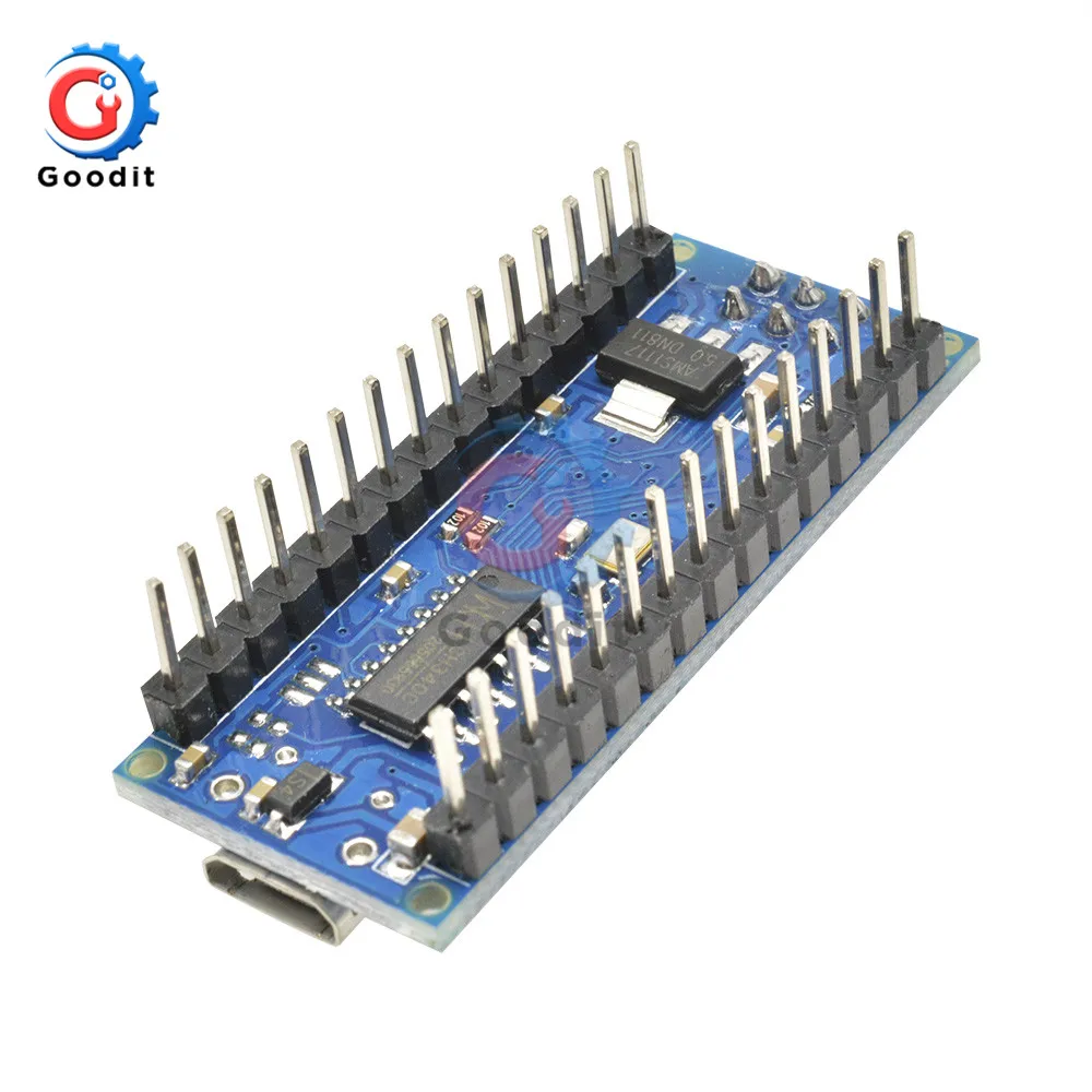 Micro USB/type-C адаптер CH340 Nano V3.0 ATMEGA328P-MU ATMEGA328 микроконтроллер макетная плата для Arduino