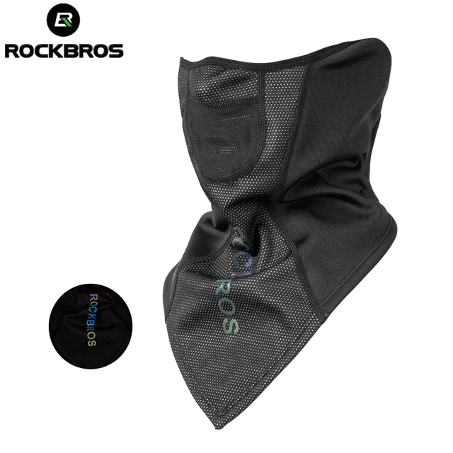US $7.05 ROCKBROS Winter Windproof Ski Mask Scarf Warm Fleece Thermal Breathable Cycling Running Snowboard M