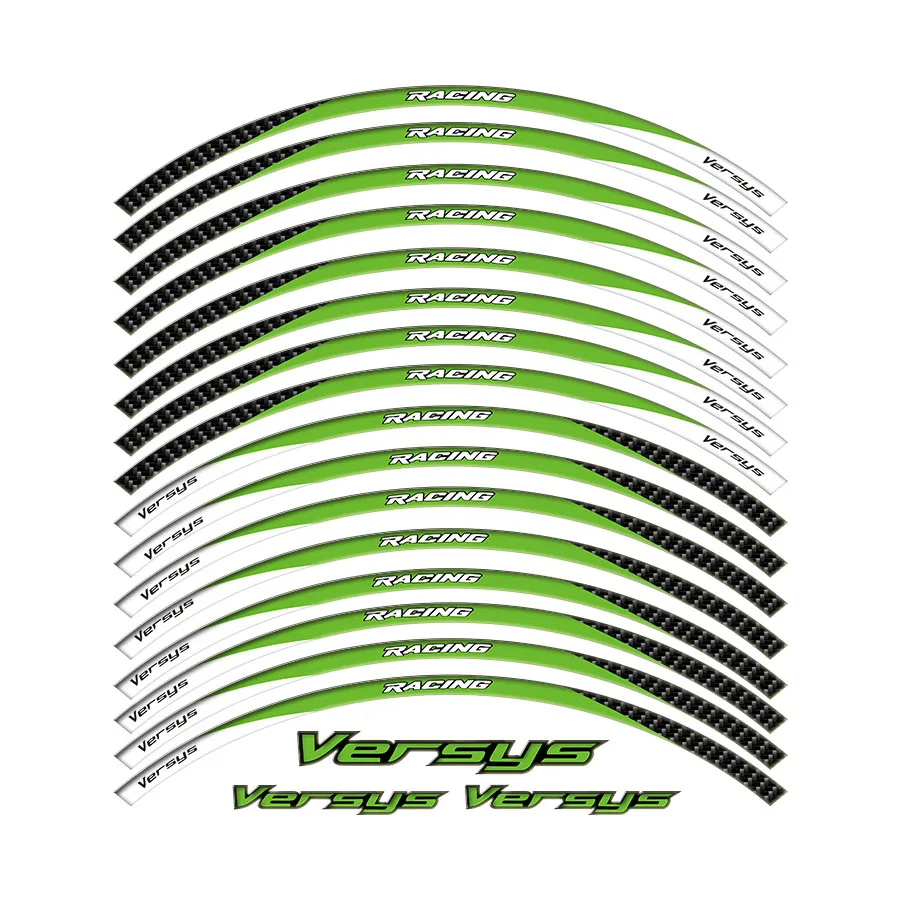 FOR KAWASAKI VERSYS 650 1000 X300 300 Motorcycle Parts Contour Wheel Decoration Decal Sticker