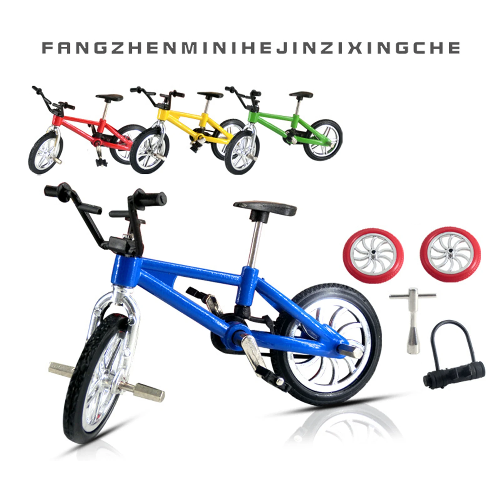 Маленький велосипед BMX для мальчиков игрушка из сплава пальчиковая модель