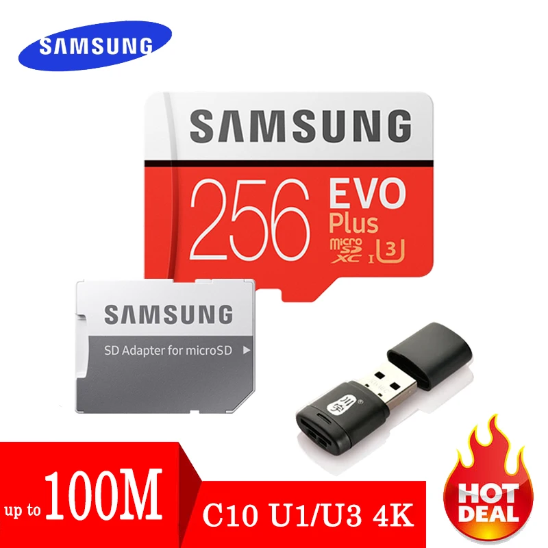 SAMSUNG EVO Micro SD 128 ГБ 32 64 Гб 256 512 карта памяти Флэш SD/TF MicroSD U1 U3 для телефона|Карты