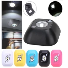 10 шт. светодиодный датчик пассивный инфракрасный датчик ночного освещения инфракрасный датчик движения светильник на батарейках настенный светильник шкаф лестницы свет