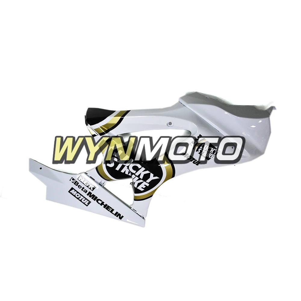 Lucky Strike белые золотые черные Полные Обтекатели для Suzuki GSXR1000 2007 2008 07 08 K7 ABS пластмассовые кузовные Обтекатели обтекатели