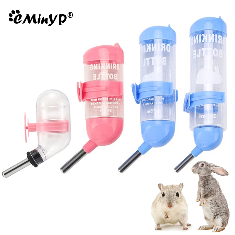 CARING PETS Double Ball Design Hamster Water Bottles Leak-proof Plastic