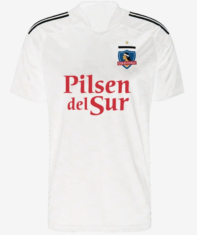 AAA + hombres 2020 2021 Colo-Colo camiseta 20 21 casa blanco negro ARRIAGADA Chile Colo camiseta