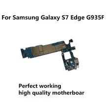 Используется оригинальная материнская плата для Samsung Galaxy S7 Edge G935F разблокированная материнская плата, логическая плата протестированная пластина