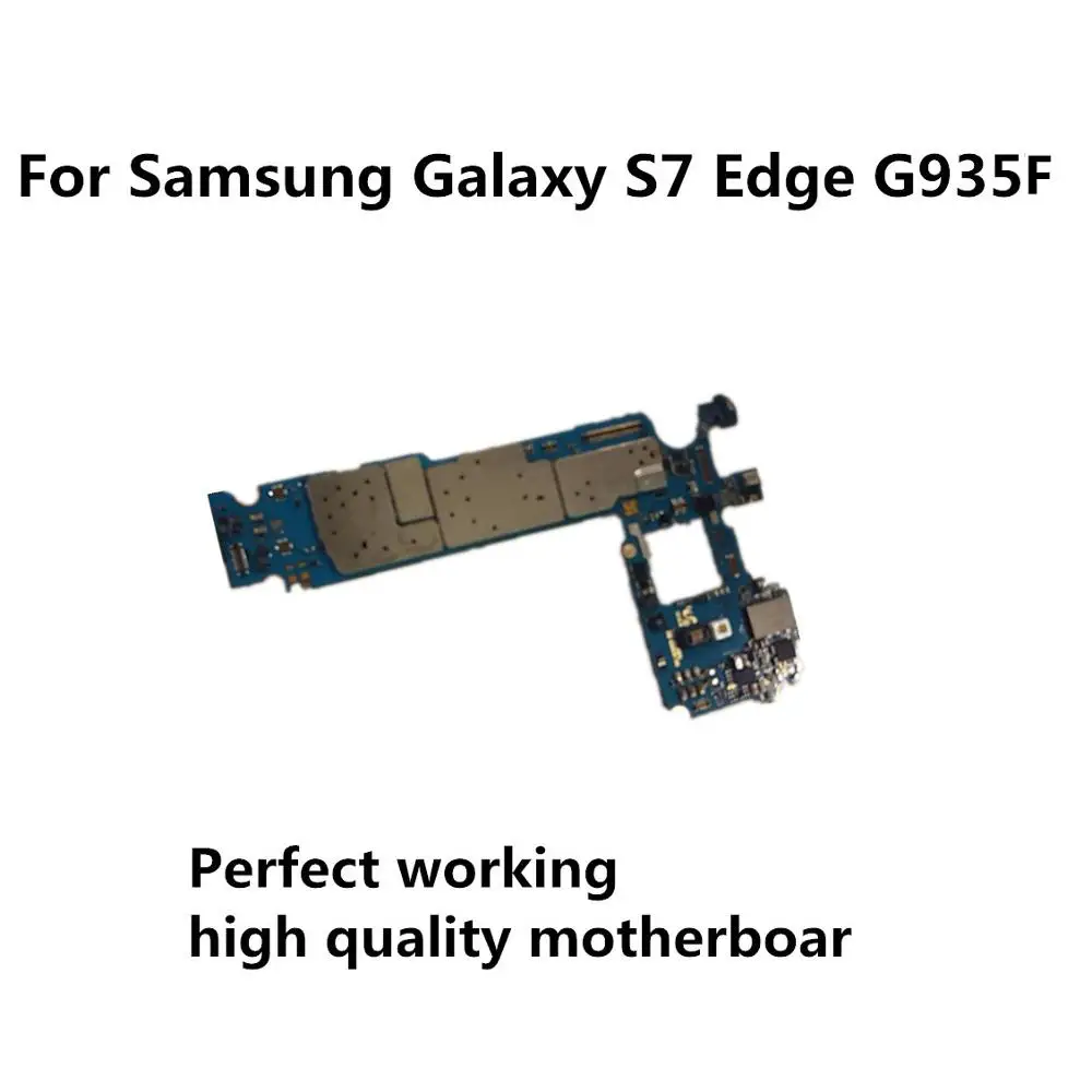 Б/у оригинальная материнская плата для Samsung Galaxy S7 Edge G935F разблокированная