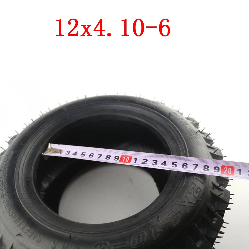Lightning доставка 12x4. 10 6 вакуумные шины ATV Quad Go Kart 47cc 49cc массивные 4 бескамерные