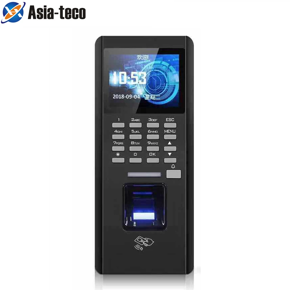 Fingerprint Access TCP/IP RFID door Control Keypad Recognition FingerPrint Time Attendance Black | Безопасность и защита