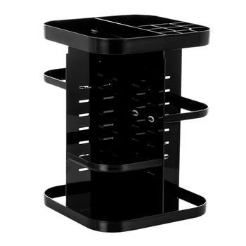 

Rotatable Multifunctional Makeup Storage Box, Compact and Large Capacity, Suitable for a Large Number of Cosmetics (Black)