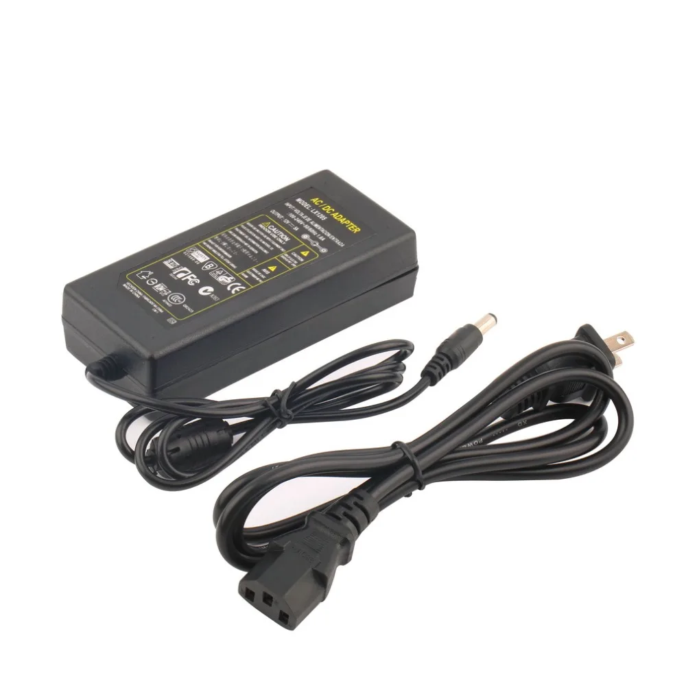 

12V 5A 5.5mm 2.5mm 2.1mm AC DC Power Adapter For LED Strip Wireless Router