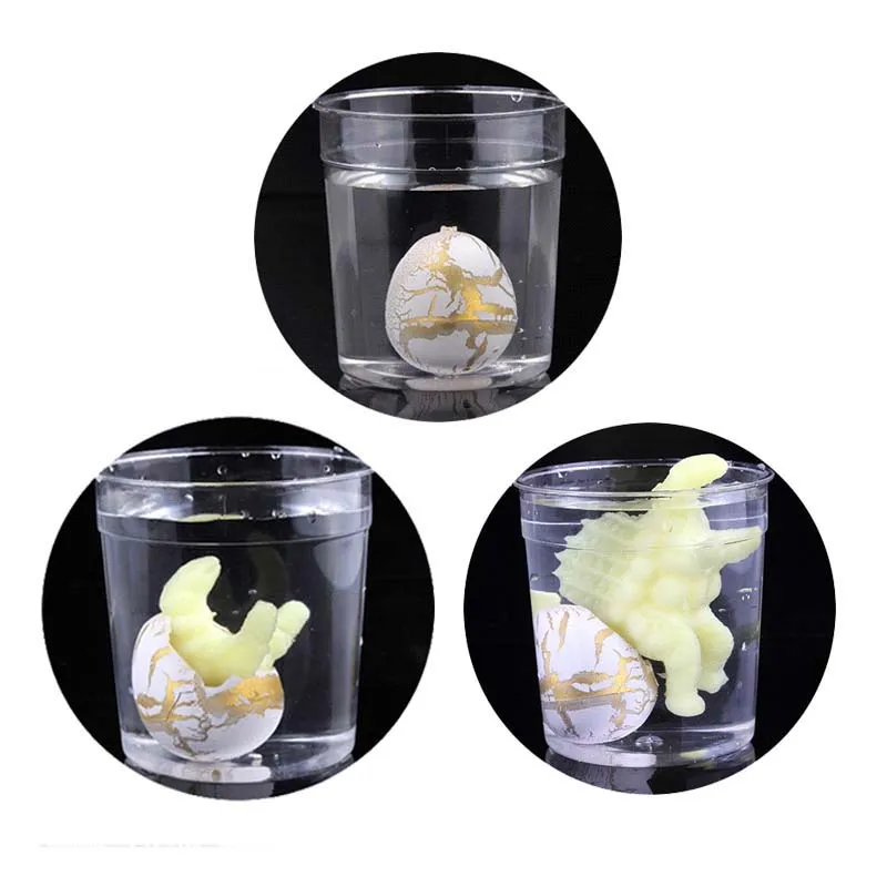 2Pcs Big Cute Magic HatchingCute Magic Hatched Dinosaur Eggs Water Growing Dinosaurs Novelty Educational Gag Toy For Kids Gifts