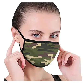 

Camouflage Face Mask Cartoon Cat Lovely Print Facemask Dustproof Washable Reusable Mouth Mask masque reutilisable mascarillas N4