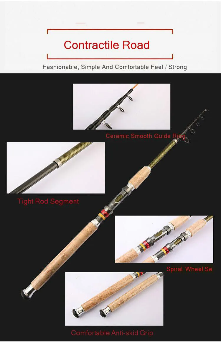 Carbon Fishing Rod Spinning Casting Lure Rods Canne A Peche Carbonne Strong  Lei Qiang Rod XH Canna Da Pesca Varas De Pesca