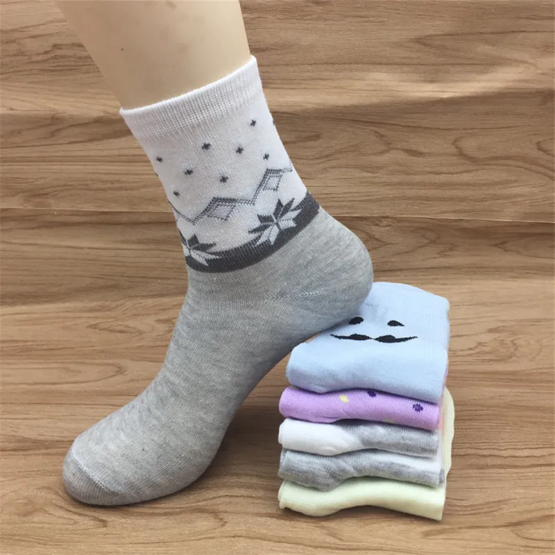 40pcs=20pairs/lot Women cotton socks Autumn winter funny socks high quality Bamboo Casual crew socks female size 35-41 Clearance