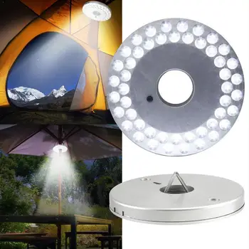 

48LED Disc Light Umbrella Light Garden Light Home Garden Three Lighting Light Block D2N9