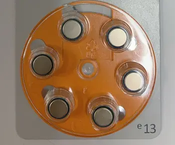 

6PCS/LOT Battery hearing aid E13 Battery E13 Hearing A13 PR48 one pack of 6 high quality New and original