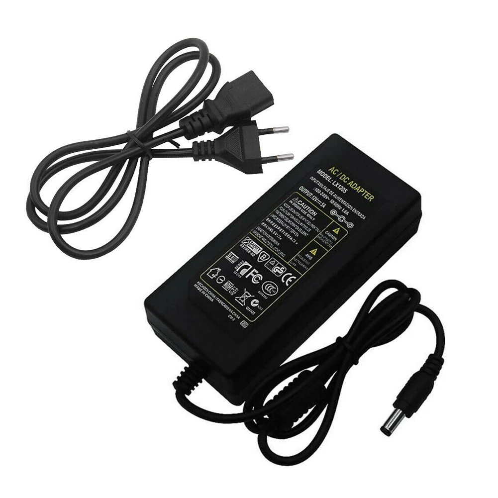 12v 5a 60w Мощность драйвер Трансформатор конвертер Профессиональный Запчасти для авто Универсальный гибкий Светодиодные ленты светильник адаптер Зарядное устройство